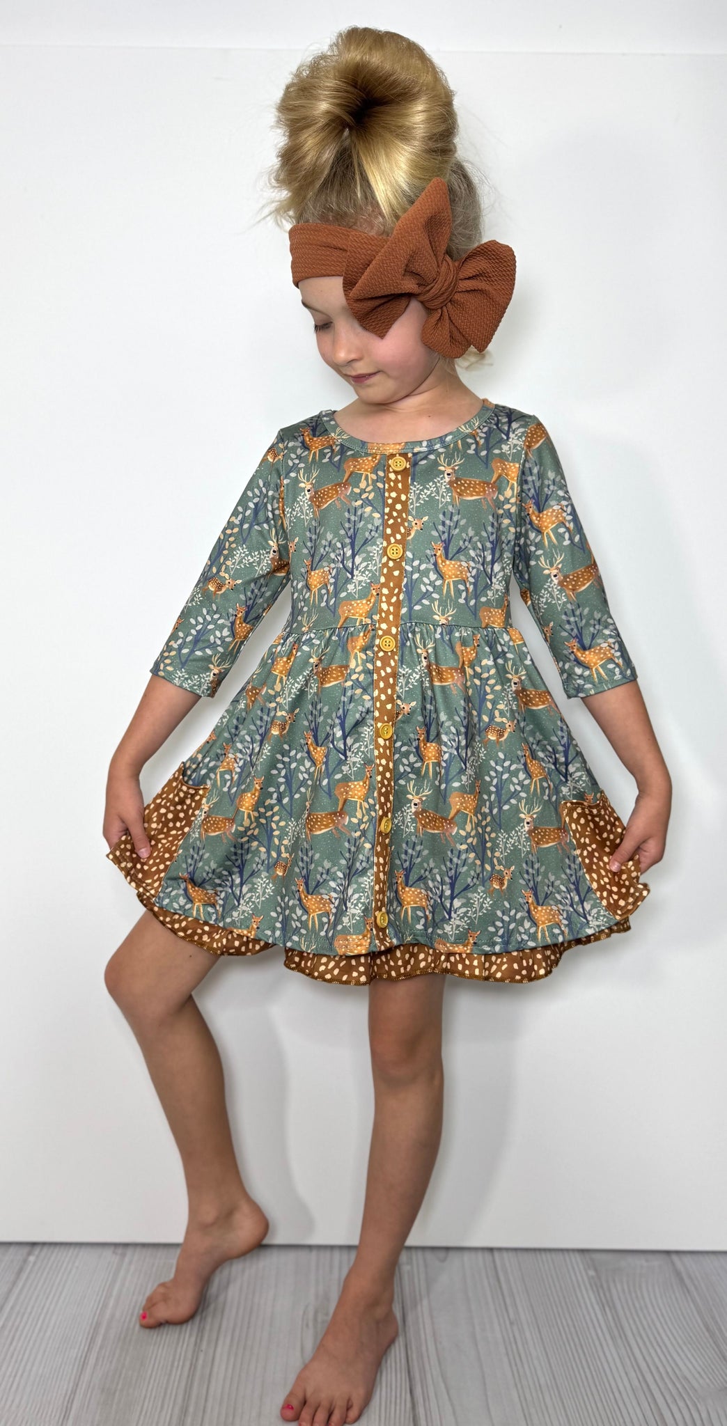 Forest Fawn Dress
