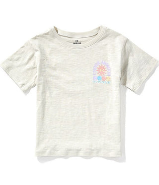 Under Armour Girls' Fossil Stack Graphic Tee-130 Kids Tops-Under Armour-Baby In Bloom