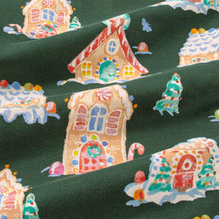 Kids' Organic Cotton Gingerbread House Pajama Set
