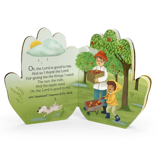 God Is Good: Little Sunbeams Praying Hands Shaped Board Book