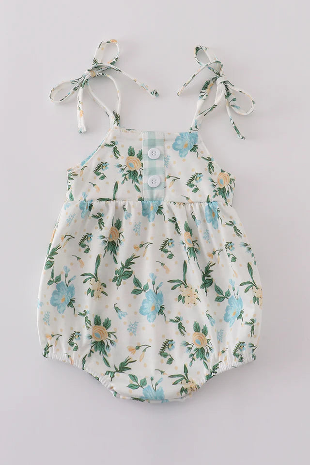 Green Floral Bubble