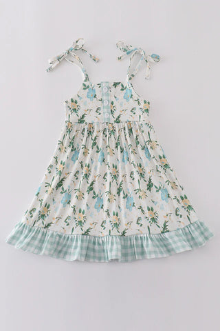Green Floral Dress