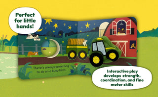 John Deere I am a Tractor Finger Puppet-180 Books-Cottage Door-Baby In Bloom