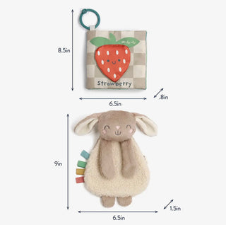 Itzy Ritzy Learn & Snuggle Gift Set - Sensory Book and Plush Lovey-190 Toys-Itzy Ritzy-Baby In Bloom