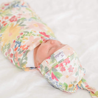 Lark Floral Baby Swaddle – Ultra-Soft Premium Stretchy Wrap