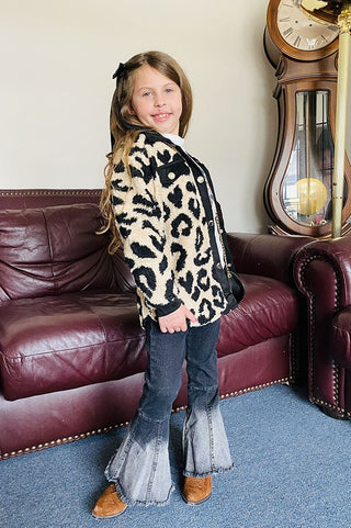 Leopard Sherpa Jacket