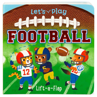 Let’s Play Football: Interactive Lift-a-Flap Board Book for Toddlers & Kids-180 Books-Cottage Door-Baby In Bloom