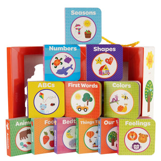 My Little Learner Library: 12-Book Early Learning Set-180 Books-Cottage Door-Baby In Bloom