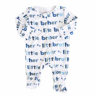 Little Brother Footie-110 Footie/pjs/coverall/gown-Caden Lane-Baby In Bloom