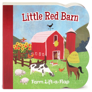 Little Red Barn: Interactive Farm Animal Lift-a-Flap Board Book for Toddlers-180 Books-Cottage Door-Baby In Bloom
