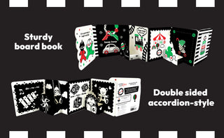 Look, Look, Baby! High Contrast Black & White Sensory Book – Newborn to 6 Months