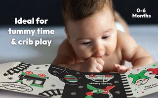 Look, Look, Baby! High Contrast Black & White Sensory Book – Newborn to 6 Months