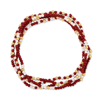 Game Day Stretch Seed Bead Bracelet-240 Womens Accessories-Splendid Iris-Baby In Bloom