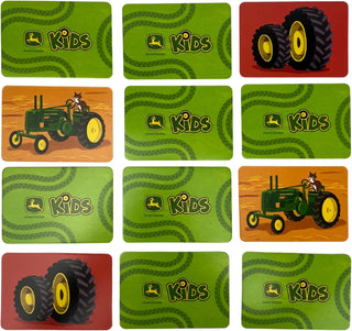 John Deere Kids Memory Match Game - 36 Durable Farm Pairs for Toddlers-180 Books-Cottage Door-Baby In Bloom
