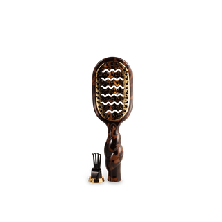 Mini Vented Travel Hair Brush | Tortoise Shell