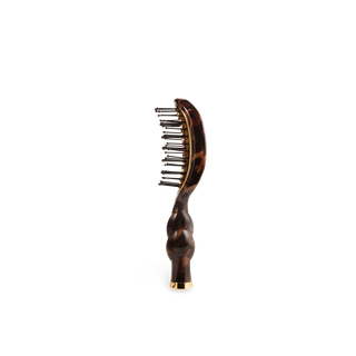 Mini Vented Travel Hair Brush | Tortoise Shell