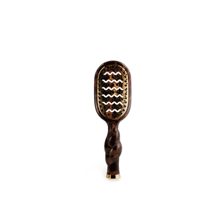 Mini Vented Travel Hair Brush | Tortoise Shell
