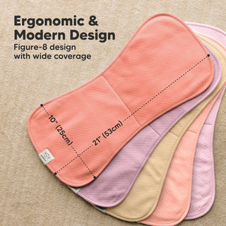 Quin Baby Burp Cloths 5 Pack