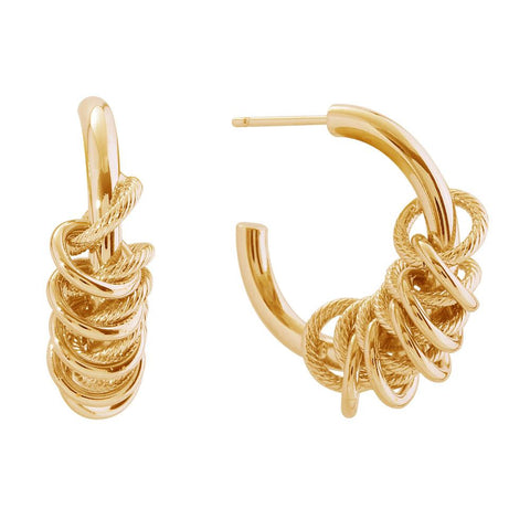Multi Ring Hoop Earrings