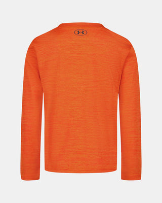Boys' Outrageous Orange Active Long-Sleeve Logo Tee-130 Kids Tops-Under Armour-Baby In Bloom