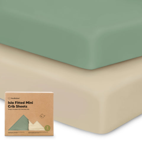 Hedges Isla Fitted Mini Crib Sheets