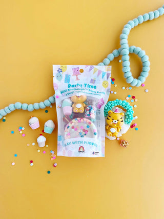 Party Time Mini Play Dough Kit – Portable Non-Toxic Sensory Kit for Kids