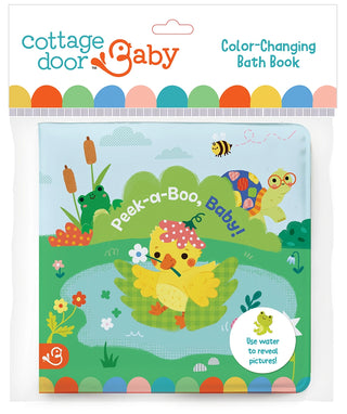 Magic Color-Changing Baby Bath Book — Peek-A-Boo Sensory Water Toy