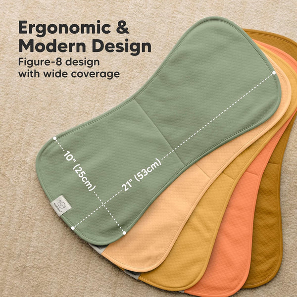 Quin Baby Burp Cloths 5 Pack