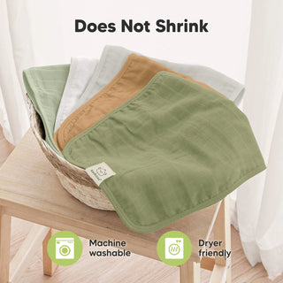 Lumi Muslin Burp Cloths 5 pack