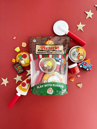 Pizzeria KidDough™ Sensory Play Kit | Non-Toxic Pizza Dough Set for Kids