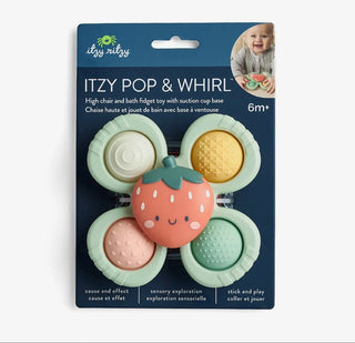 Itzy Pop & Whirl™ | 2-in-1 Baby Fidget Spinner & Suction Sensory Toy-190 Toys-Itzy Ritzy-Baby In Bloom