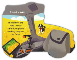 John Deere Kids: Shaped Tractor Board Book-180 Books-babynbloom-Baby In Bloom