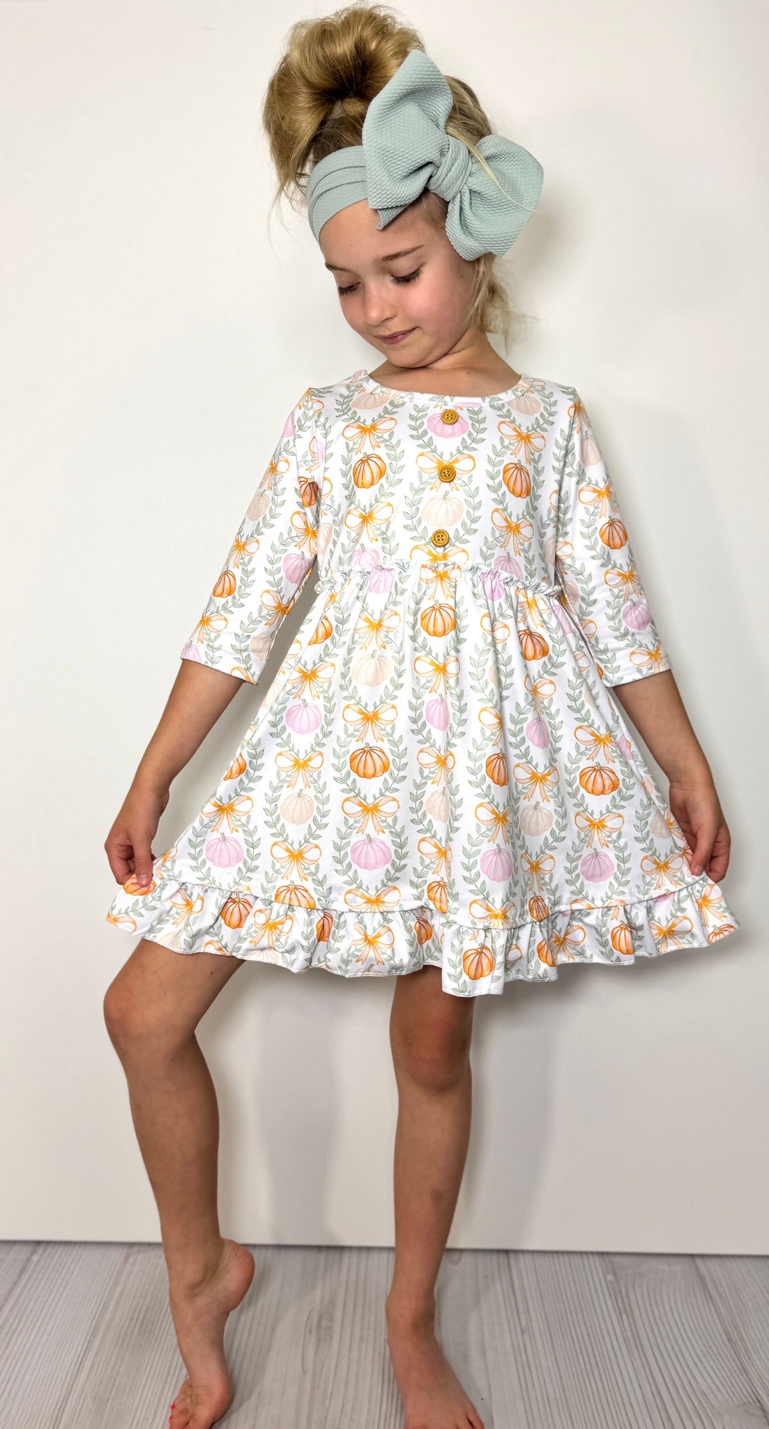 Pumpkin Coquette Dress
