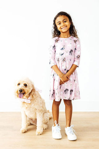 Puppy Kisses Twirl Dress