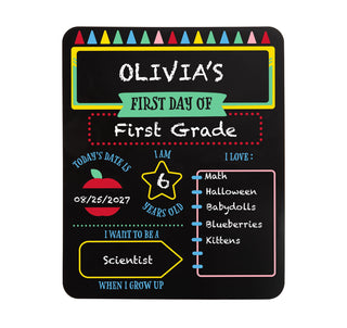 Double-Sided First & Last Day of School Board | Reusable Milestone Sign-190 Toys-pearhead-Baby In Bloom