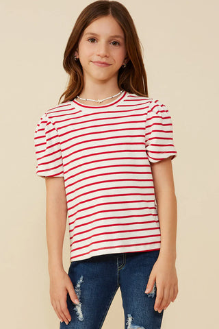 Red and White Stripe Shirt
