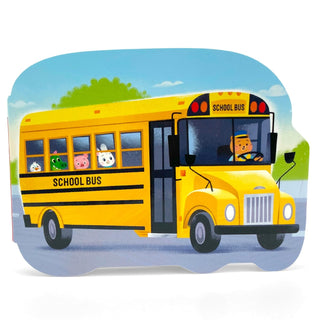 How a School Bus Works: Durable Shaped Board Book for Toddlers