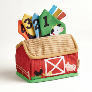 Itzy Sensory Scarves: Farm-Themed Baby Tissue Box Toy & Developmental Learning Kit-190 Toys-Itzy Ritzy-Baby In Bloom