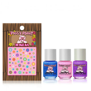 Piggy Paint Shimmer & Sparkle Non-Toxic Kids Nail Polish Gift Set-190 Toys-Piggy Paint-Baby In Bloom