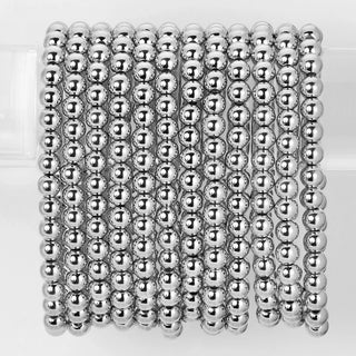 Luxe Stackable Beaded Stretch Bracelets-240 Womens Accessories-Splendid Iris-Baby In Bloom
