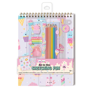 Sweet Treats All-in-One Sketching Kit – Kawaii Art Set for Kids-190 Toys-Hot Focus-Baby In Bloom