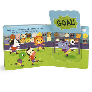 Let’s Play Soccer: Interactive Lift-a-Flap Sports Board Book for Toddlers-180 Books-Cottage Door-Baby In Bloom
