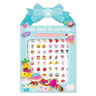 Sweets & Treats Stick-On Earrings - 32 Pairs of No-Pierce Fun-120 Kids Accessories-Girl Nation-Baby In Bloom