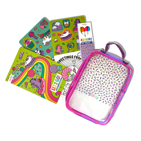 Unicorn Candy Town Activity & coloring kit