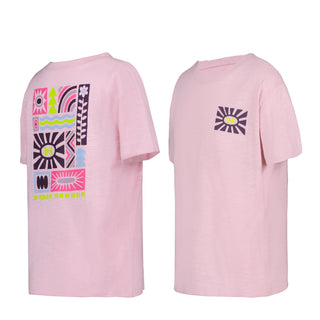 Under Armour girl’s Outdoor Geo Graphic Tee – 100% Soft Cotton