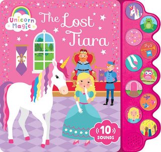 Unicorn Magic: The Lost Tiara – 10-Button Interactive Sound Book-190 Toys-Simon and Schuster-Baby In Bloom