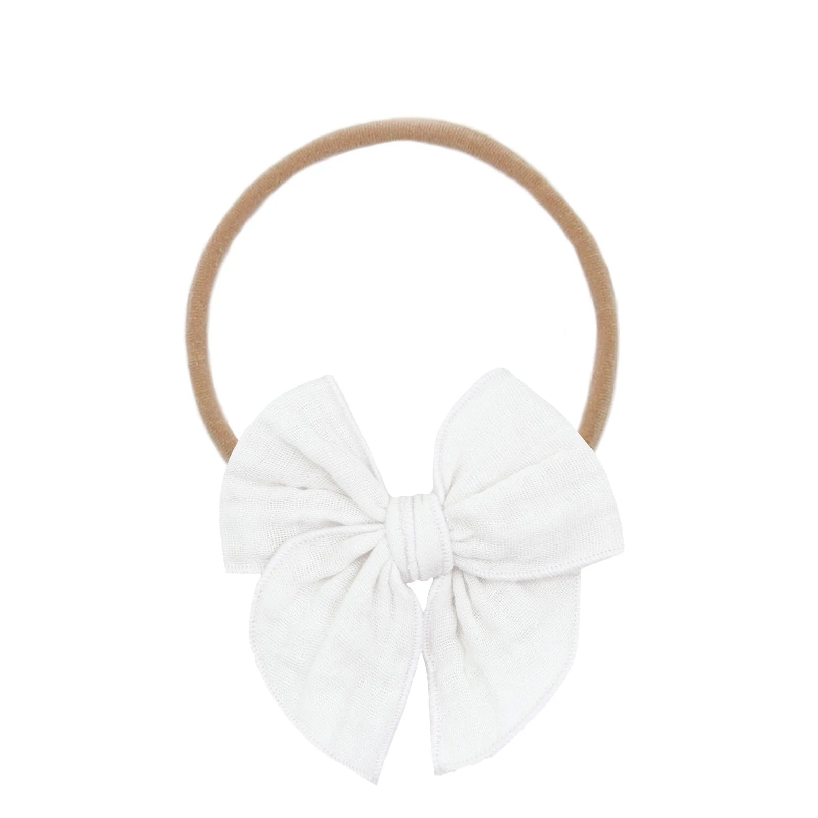 White Cloud muslin Heirloom Headband