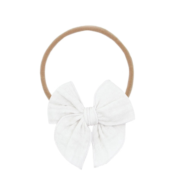 White Cloud muslin Heirloom Headband