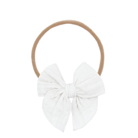 White Cloud muslin Heirloom Headband