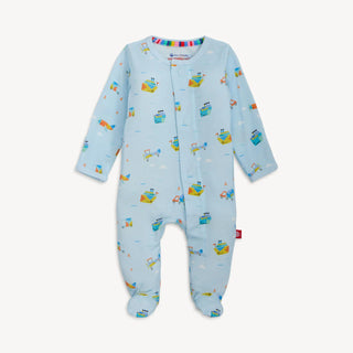 You Haul Footie-110 Footie/pjs/coverall/gown-Magnetic Me-Baby In Bloom